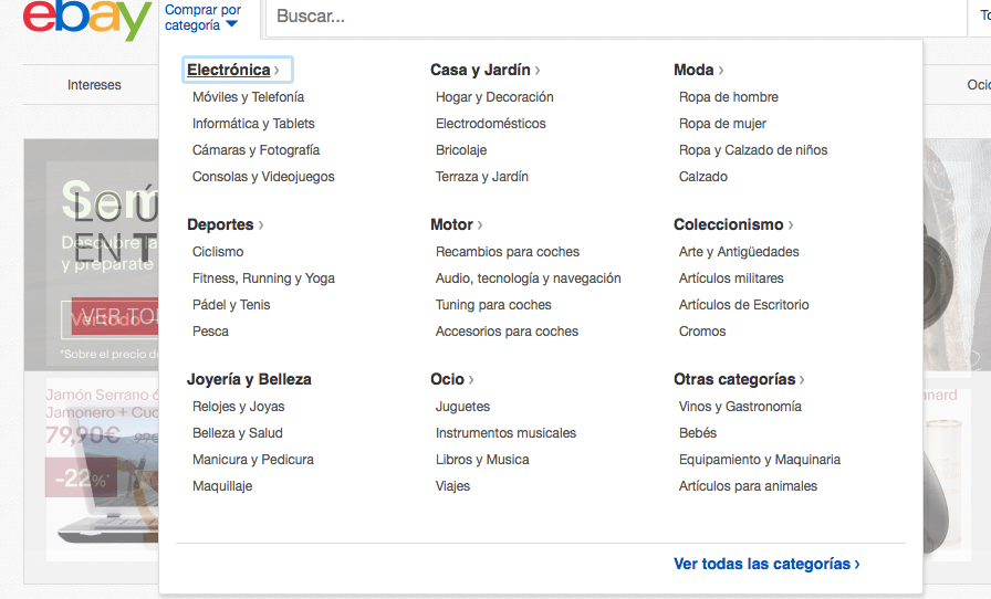 SEO en eBay : directorio