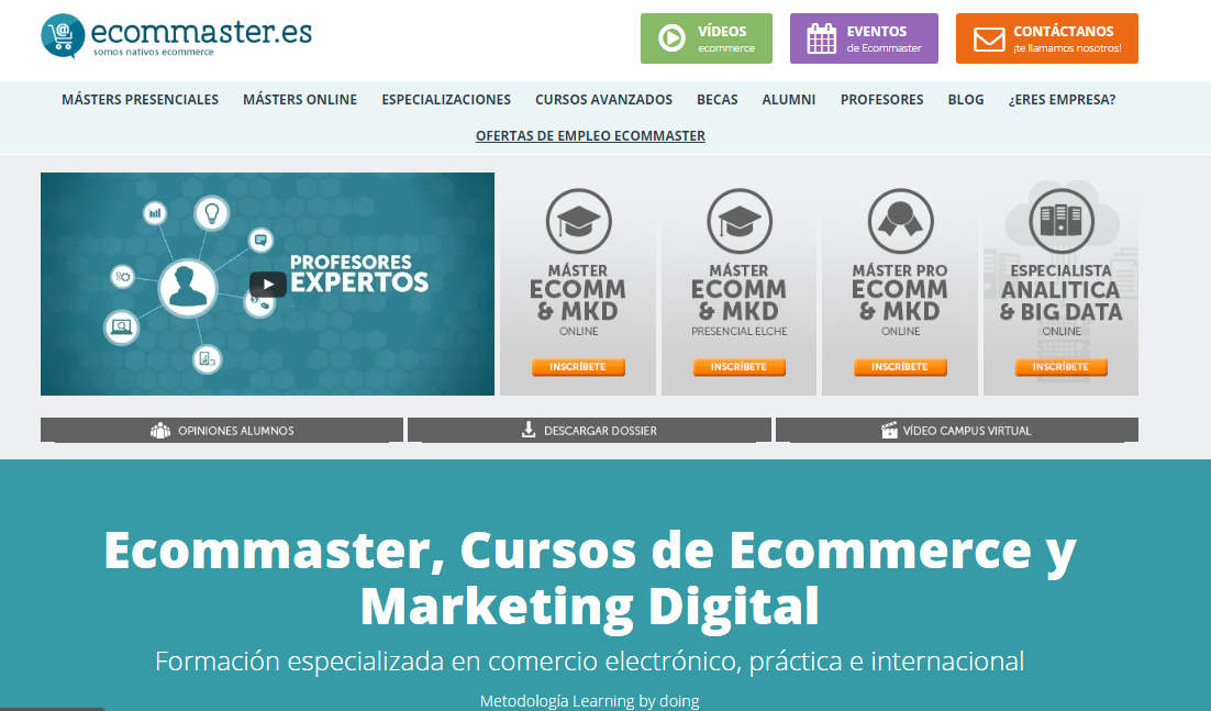 espacios de formación digital: Ecommaster