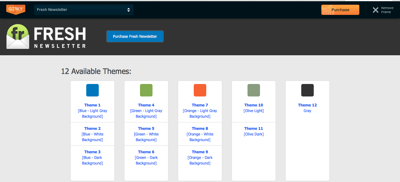 templates para newsletters mobile: Fresh