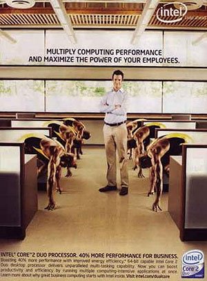 anuncios racistas : Intel