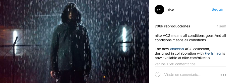 vídeo en redes sociales