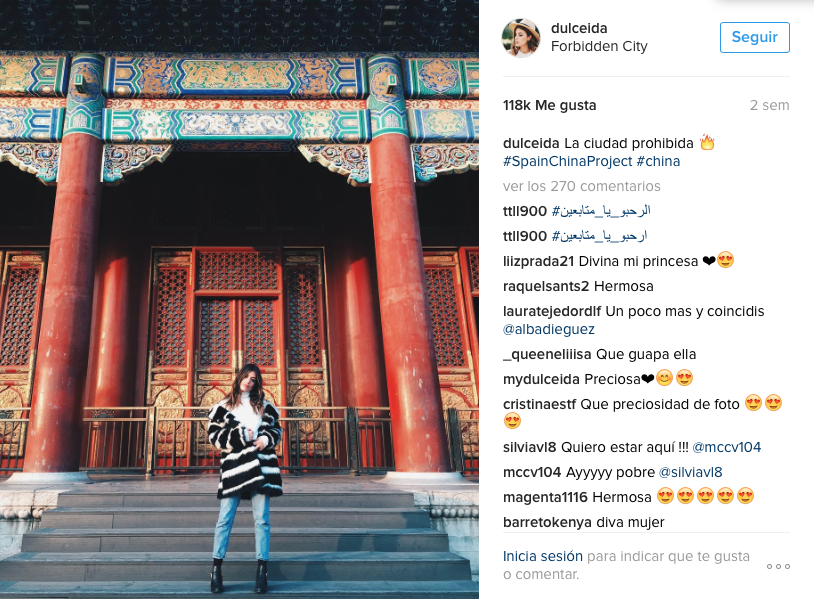 campañas con influencers de moda: Spain China Project