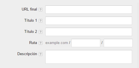 Características de los anuncios de texto expandidos