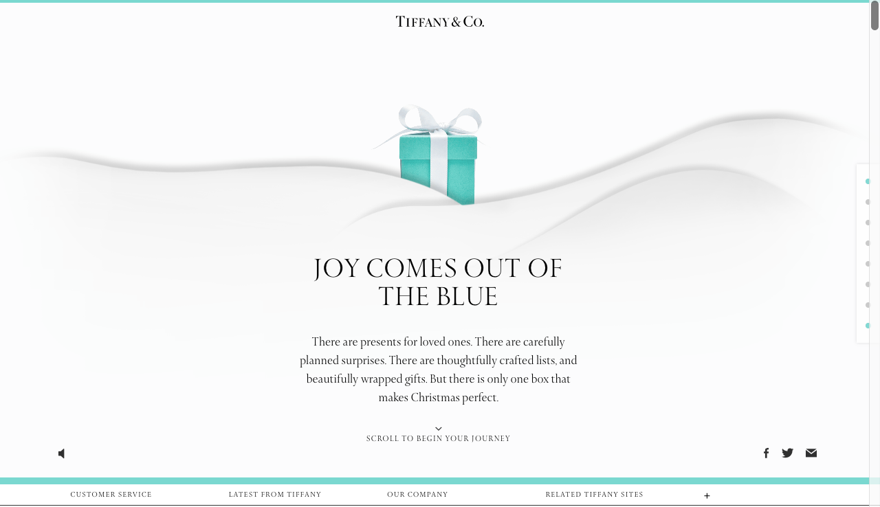 marketing digital navideño: Tiffany's