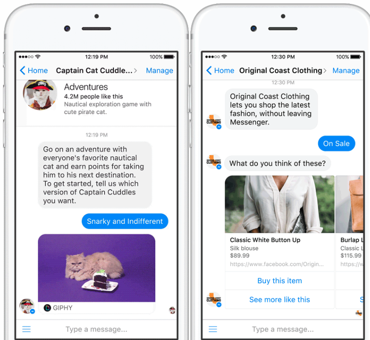 imágenes en chatbots