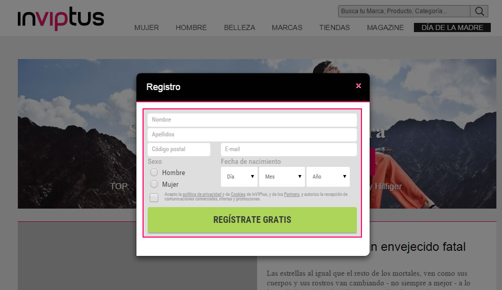 hacer crecer la lista de suscriptores: InVIPtus