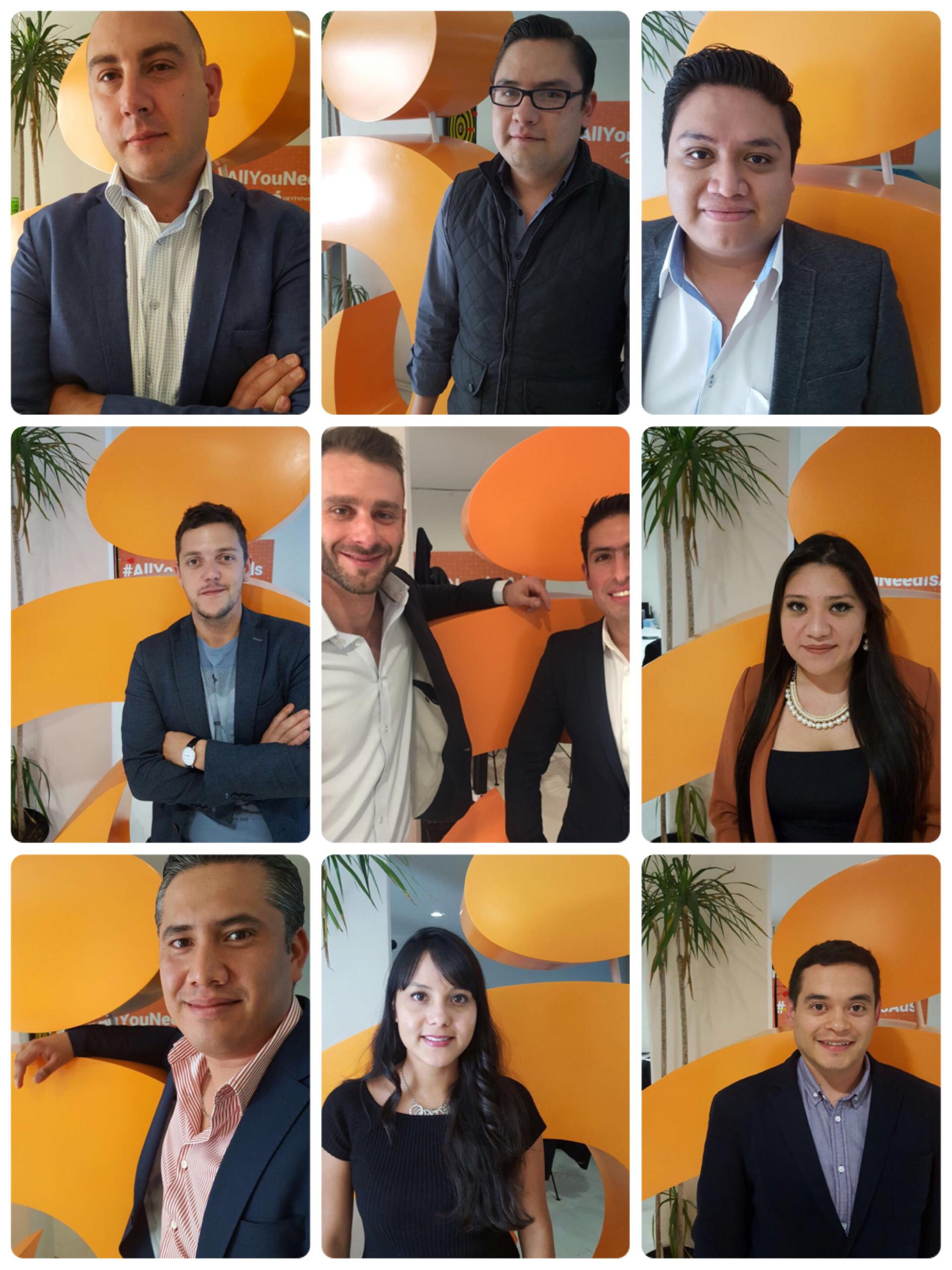 Miembros del equipo de Antevenio México
