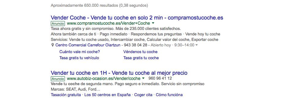 copys de Adwords