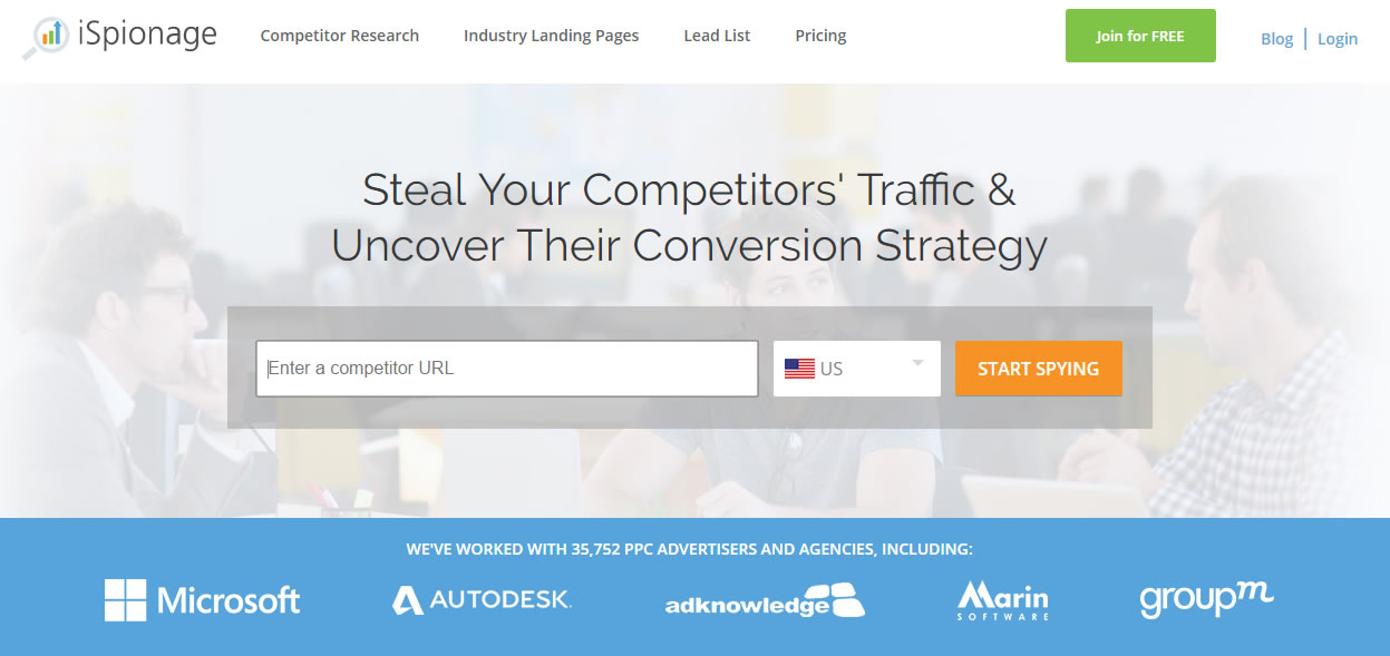 espiar a la competencia en Adwords: iespionage