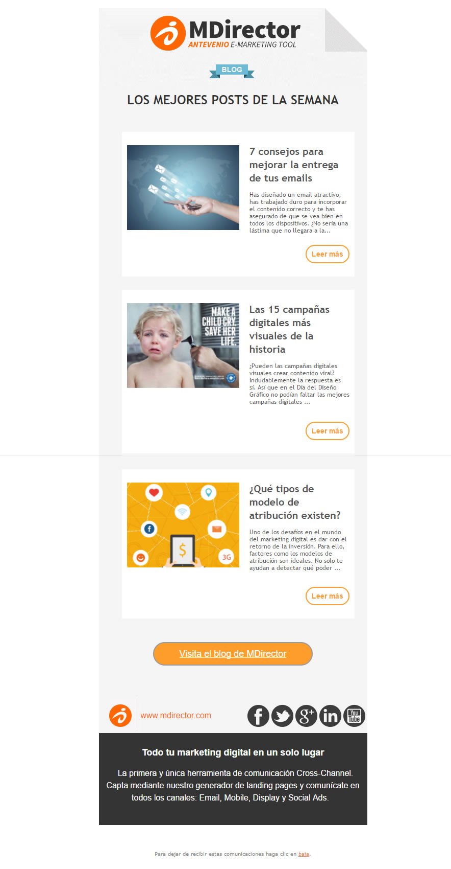 ejemplo de email marketing automation