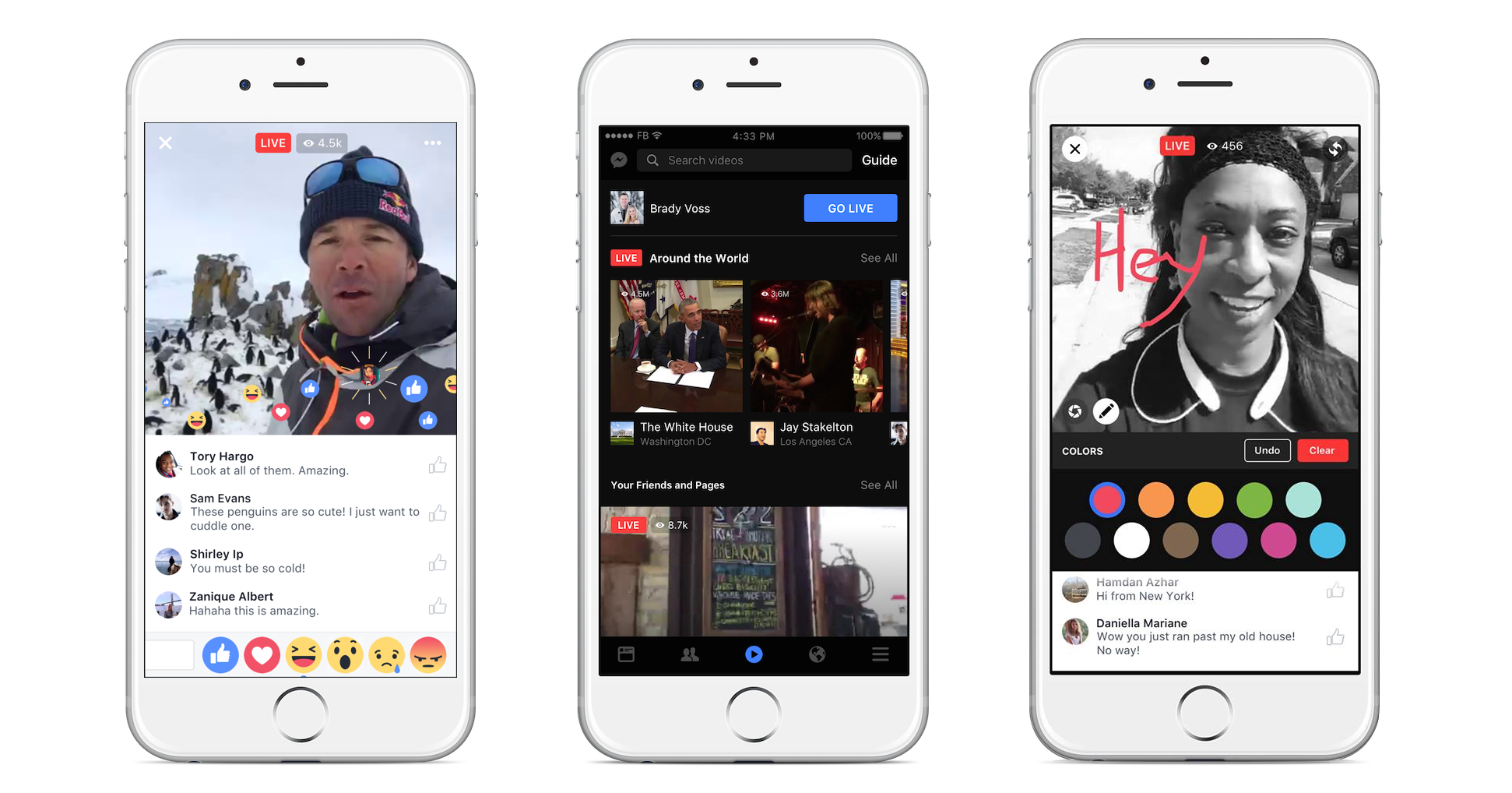 Tipos de social vídeo: Facebook Live