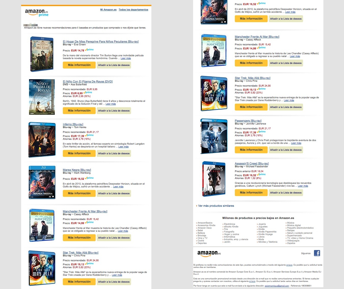 emails transaccionales