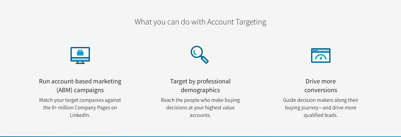 LinkedIn Matched Audiences