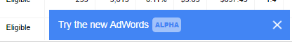 nueva versión Google Adwords
