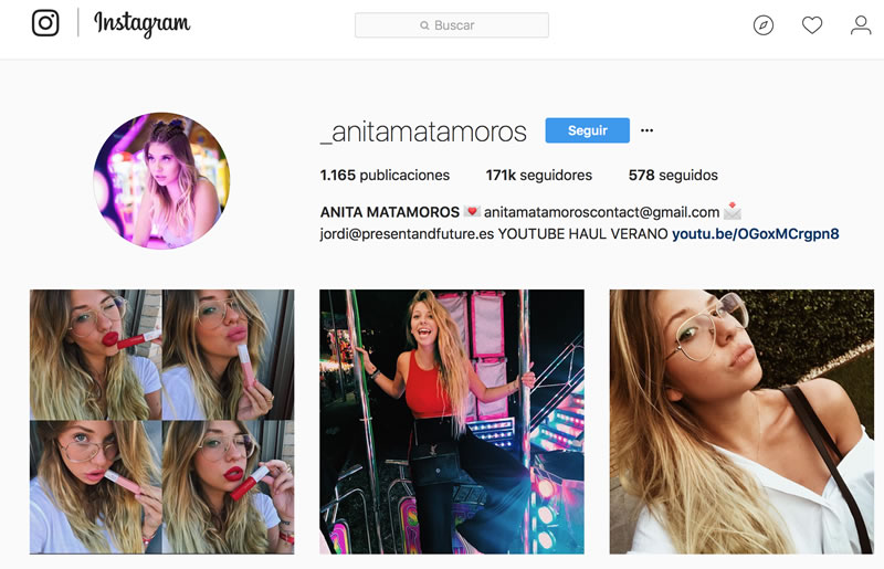 microinfluencers de moda: anita matamoros
