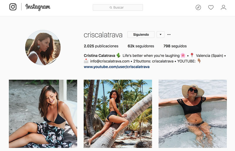 microinfluencers de moda: Cris Calatrava