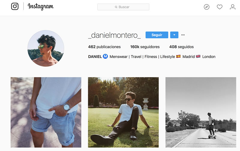 microinfluencers de moda: daniel montero