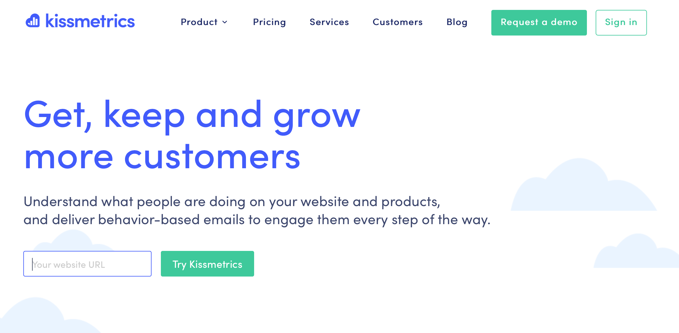 herramientas de analítica web: Kissmetrics