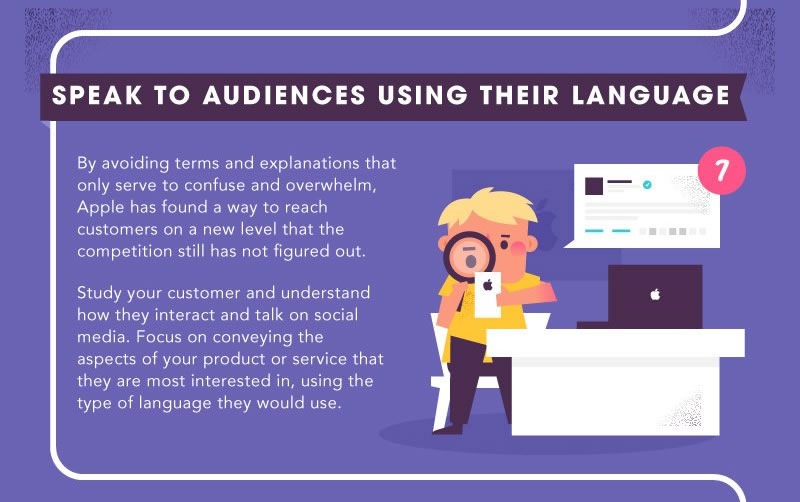 lecciones de marketing de Apple: adaptar el lenguaje