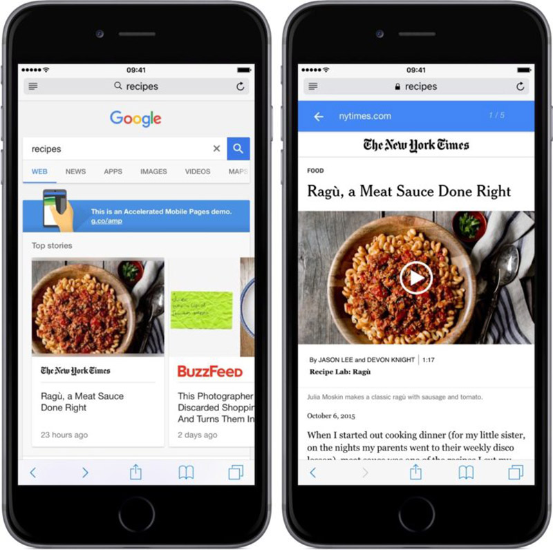 Google-Accelerated-Mobile-Pages