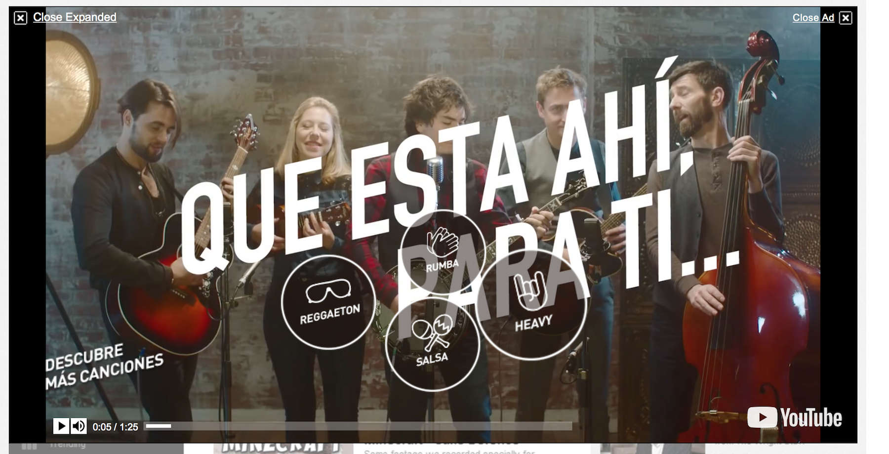 ejemplo actimel rich media