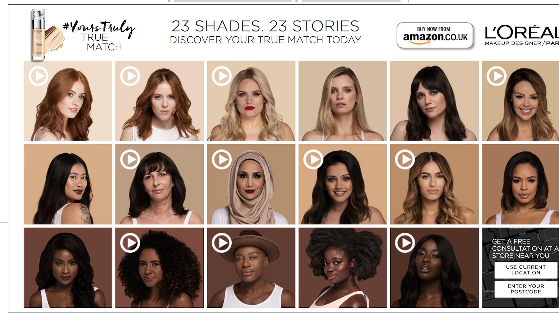 ejemplo rich media loreal