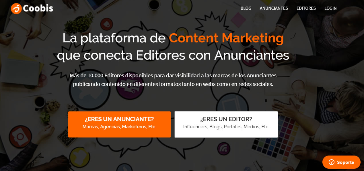 plataformas de content marketing: Coobis