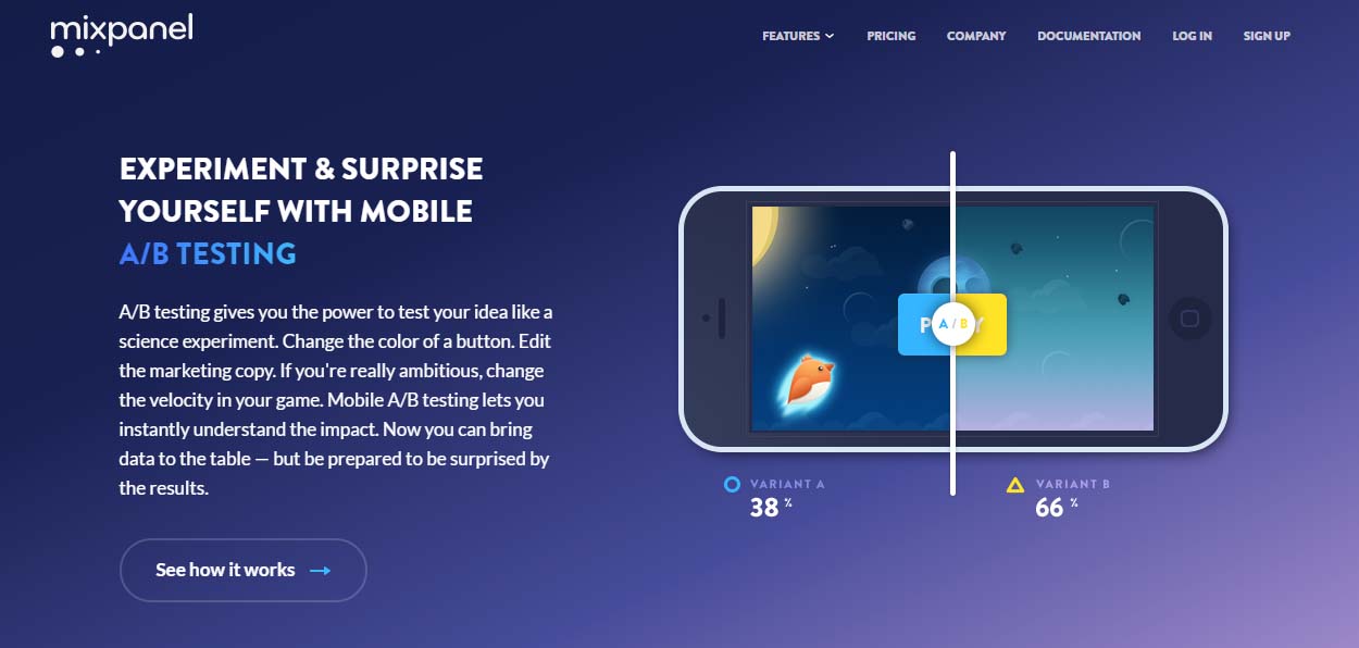 landing page