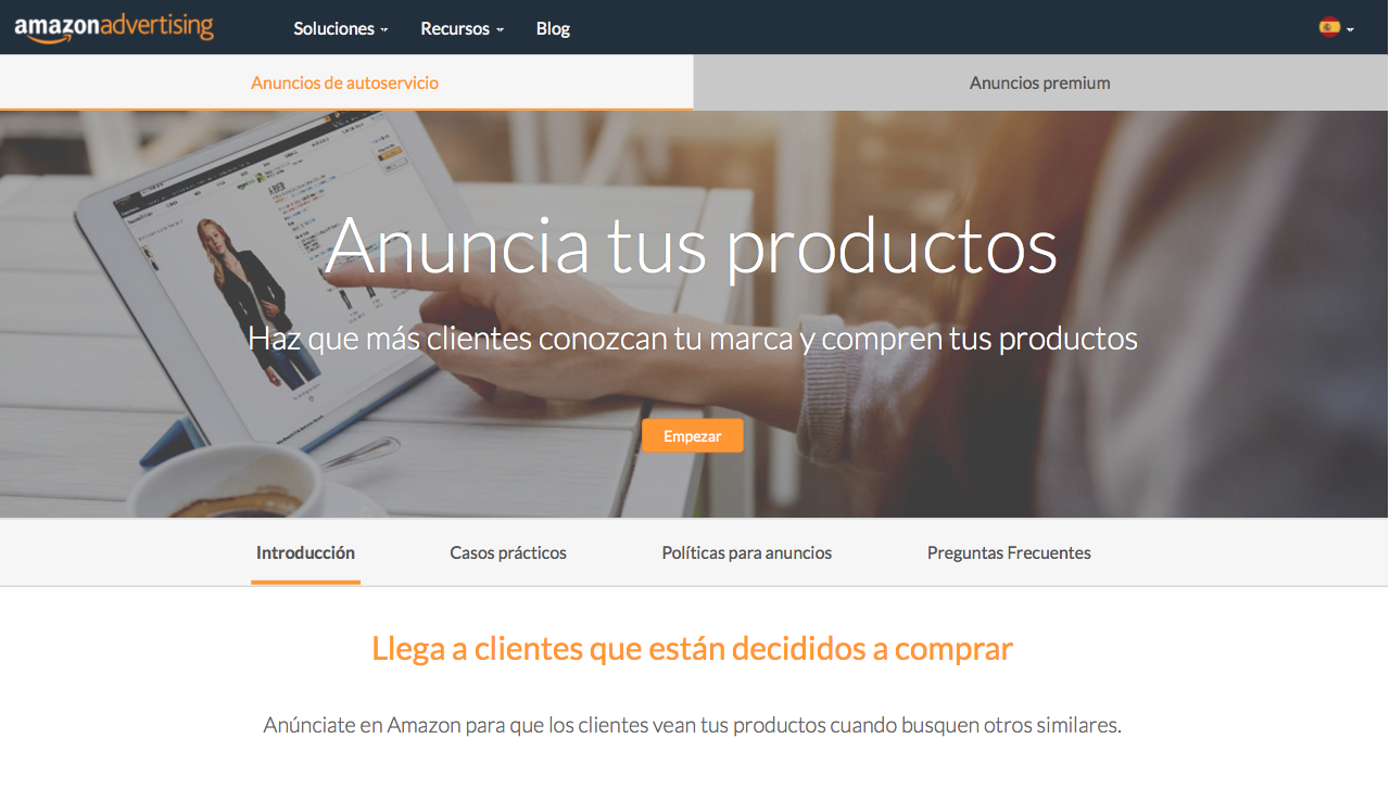 publicidad en Amazon ads
