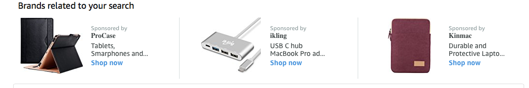 publicidad en Amazon