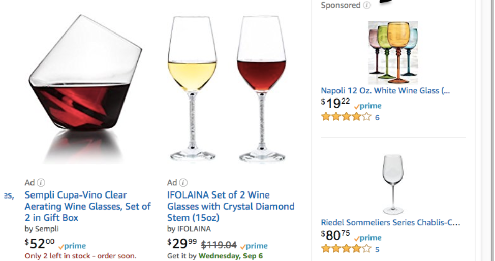 publicidad en Amazon