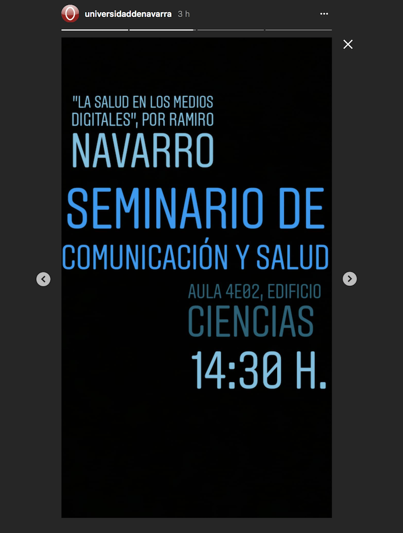 ejemplo instagram stories