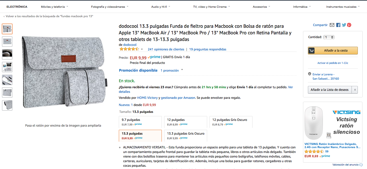 articulos en amazon