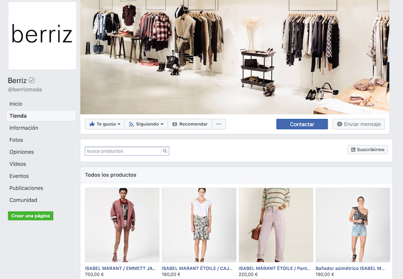 facebook berriz ejemplo