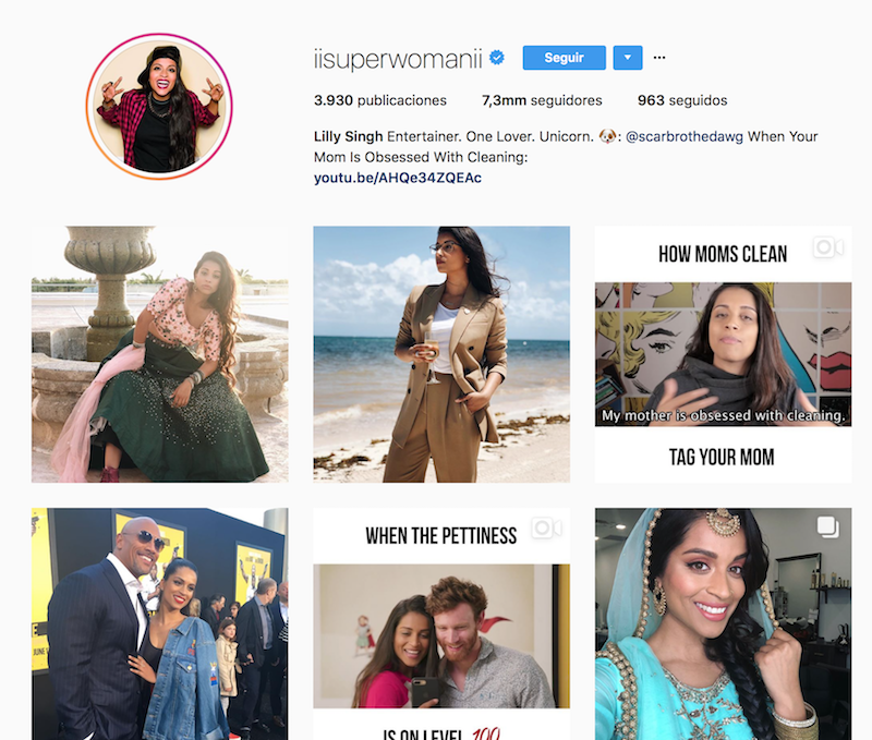 Lilly Singh (@iisuperwomanii)