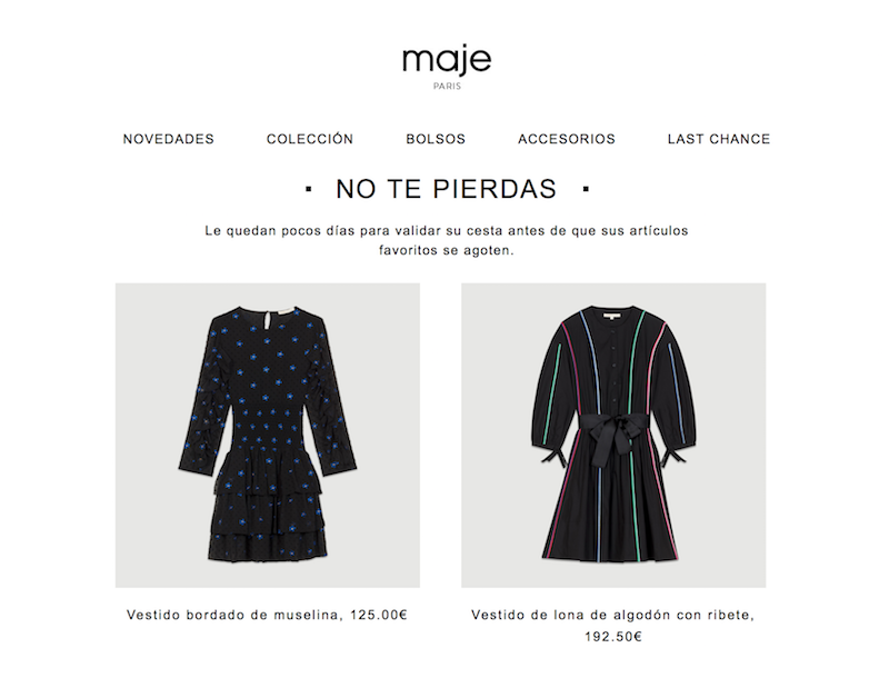 cesta de la compra olvidada