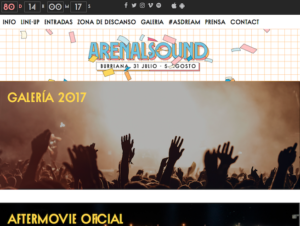 captación de leads para festivales de música landing