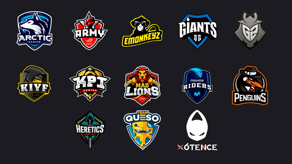 equipos profesionales en una estrategia de marketing en esports