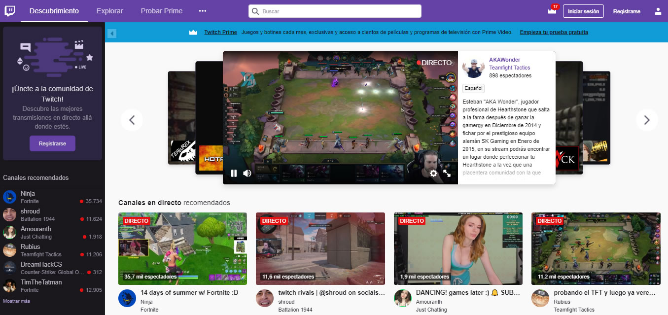 estrategia de marketing en esports: plataformas de streaming