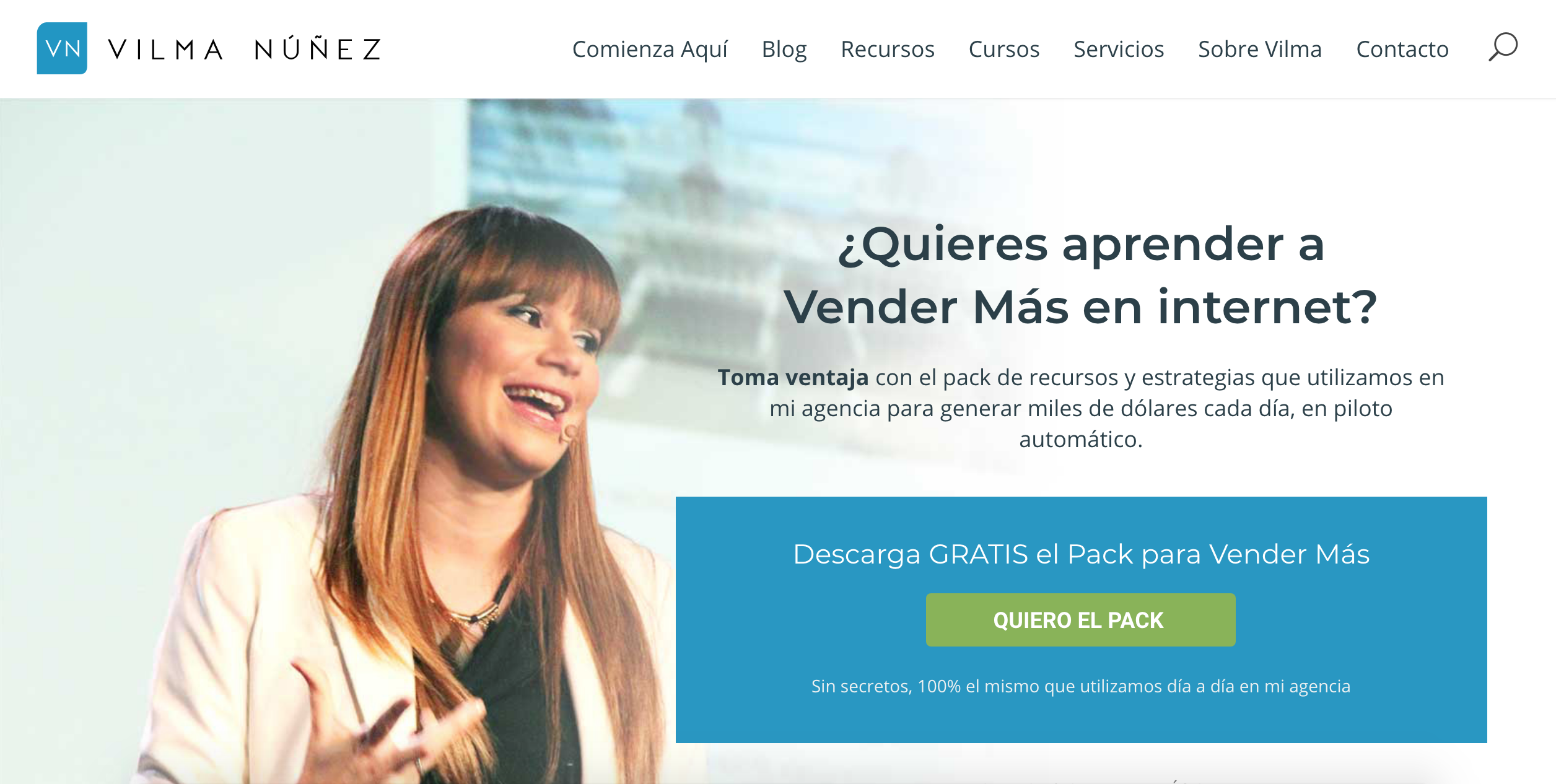 aprender marketing automation con Vilma Nuñez