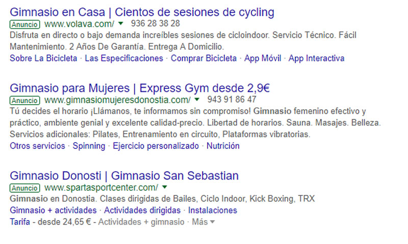 campaña de Google Ads