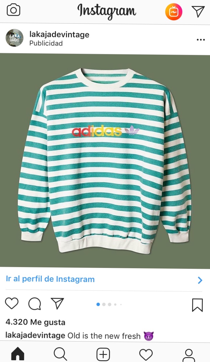 Campaña de publicidad en Instagram. Carrusel