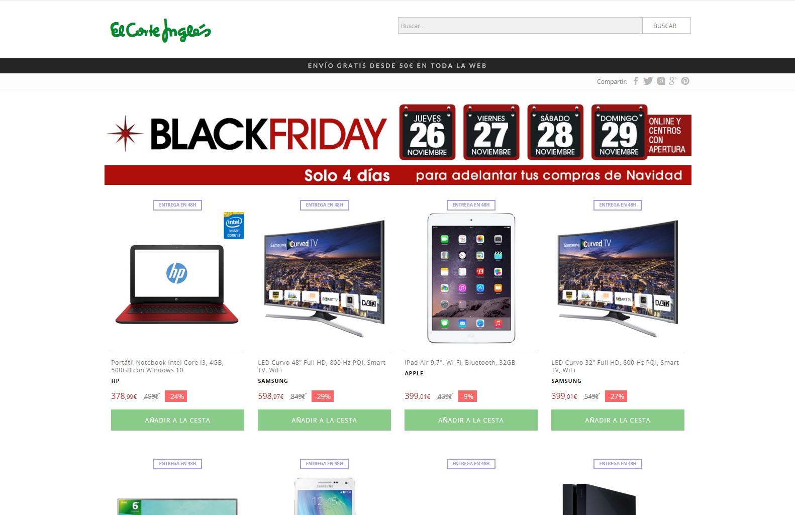 ejemplo jueves negro II