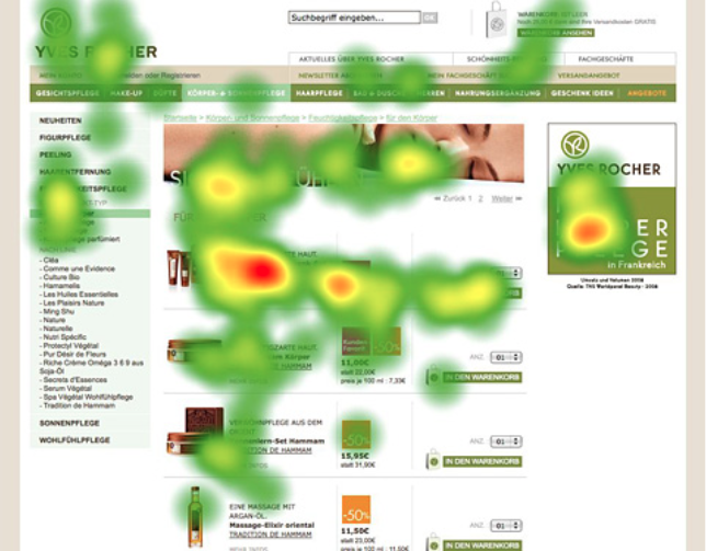 mapa de color Black Friday