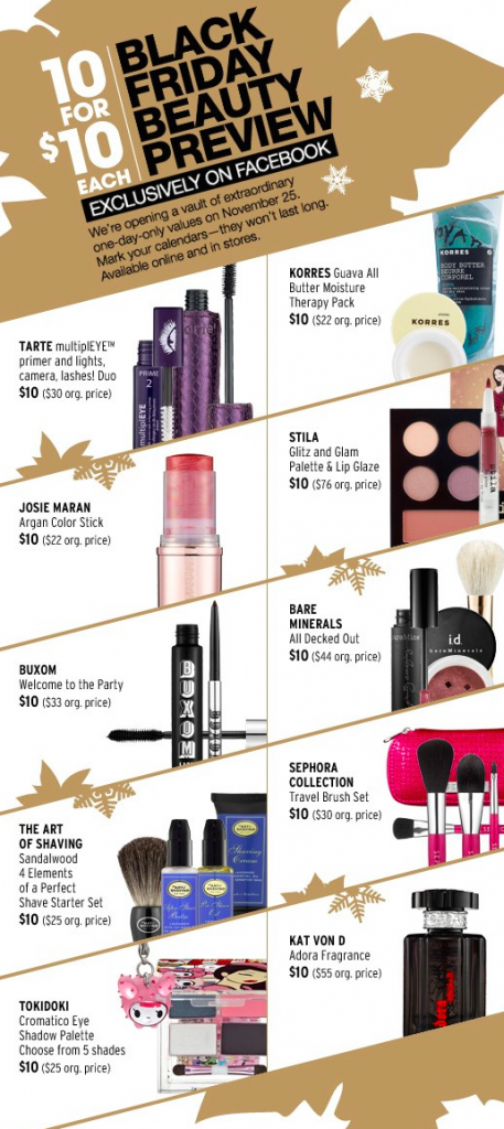 sephora campañas del Black Friday