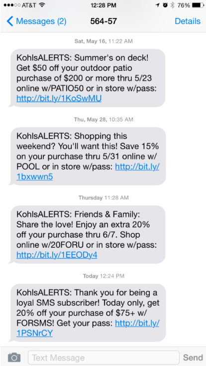 urgencia vender más en Navidad con SMS Marketing