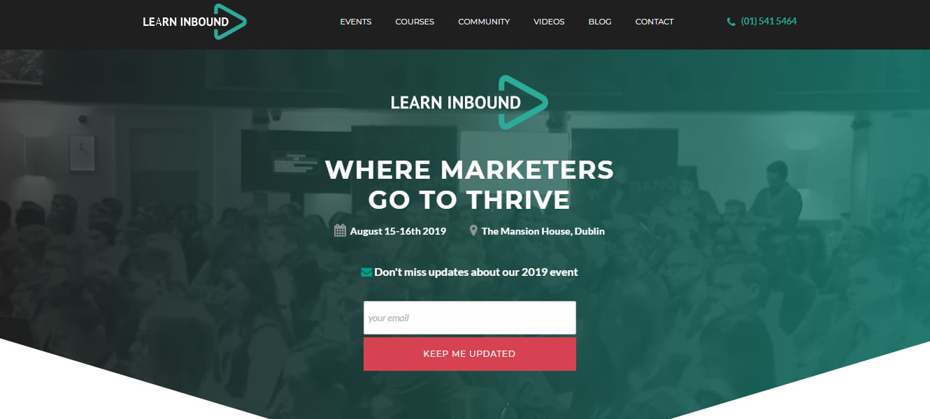 eventos de Marketing Digital en Europa de 2019 - Learn Inbound