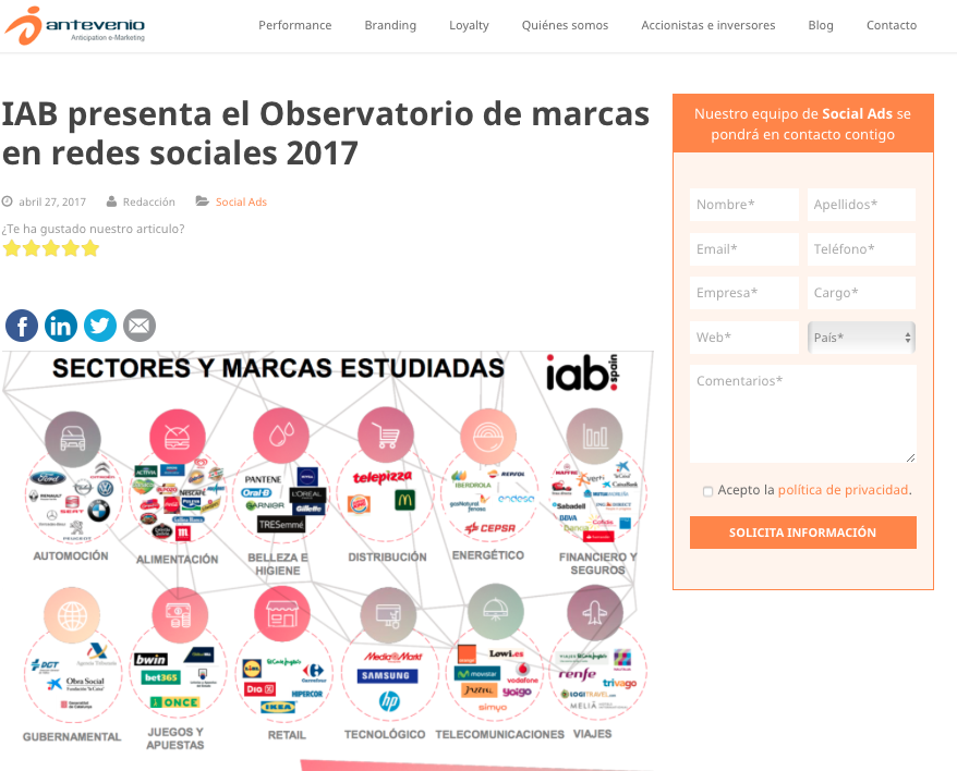 informes contenidos que más engagement generan