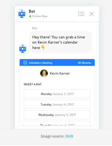 rapidez chatbot en Facebook Messenger