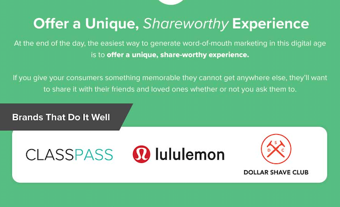 experiencia estrategia de Word of Mouth